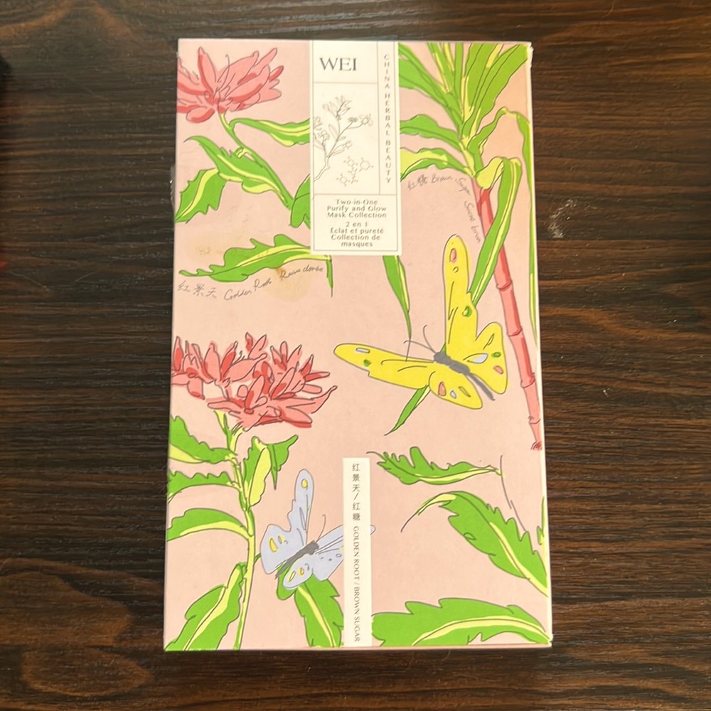 WEI China Herbal Beauty Two-In-One Purify and Glow Mask Collection with Brush